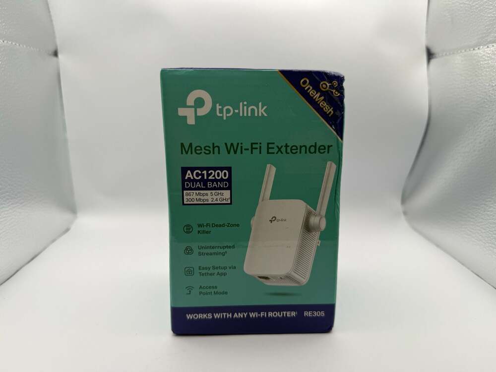 TP-Link RE305 AC1200 Dual Band Mesh Wi-Fi Range Extender